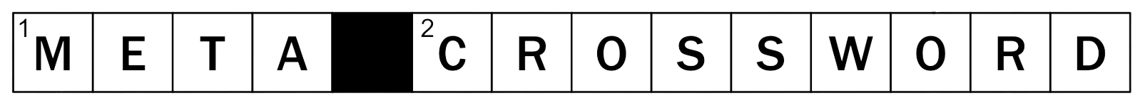 Meta: Crossword
